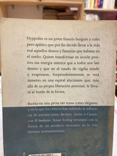 El Benefactor - Susan Sontag