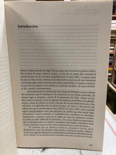 La Globalización En Chile - Hugo Fazio Vengoa