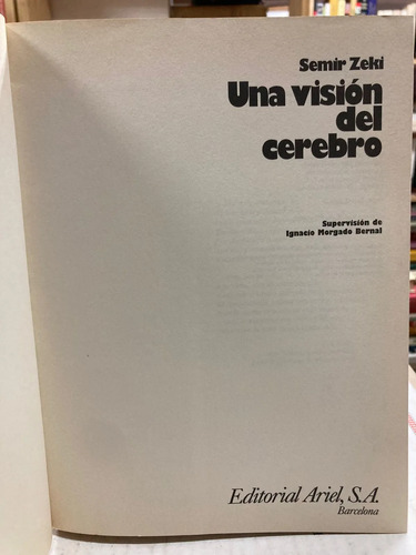 producto_639279754383071303_1 Una Versión Del Cerebro - Semir Zeki