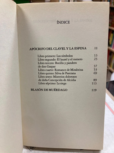 Apócrifo Del Clavel Y La Espina - Luis Mateo Díez