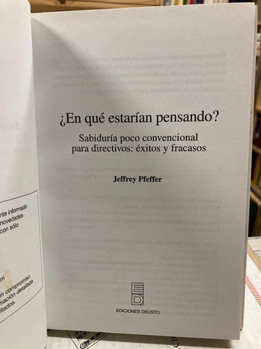 producto_639279758619011379_1 ¿en Qué Estarían Pensando? - Jeffrey Pfeffer