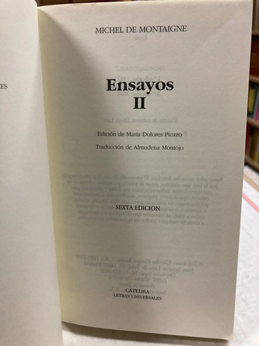 Ensayos I, Ii, Iii - Michel De Montaigne