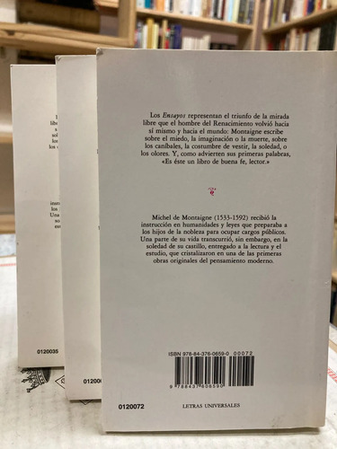 Ensayos I, Ii, Iii - Michel De Montaigne