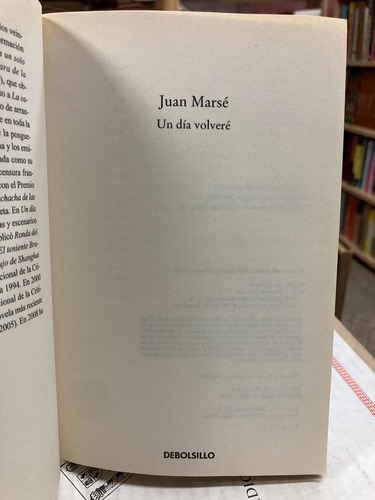 Un Día Volveré - Juan Marsé