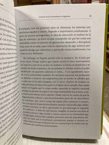 Ortega Y Gasset Pensar La Circunstancia - C.j. González S.