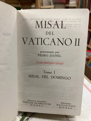 producto_639279765656540173_1 Misal Del Vaticano Ii - Pedro Jounel