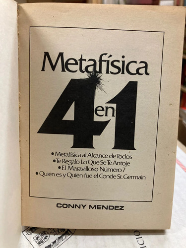 Metafísica 4 En 1 - Conny Mendez