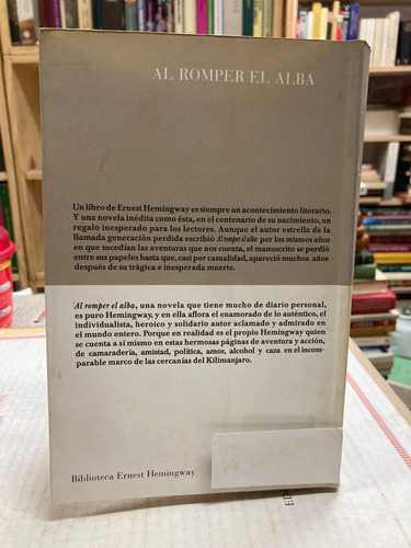 Al Romper El Alba - Ernest Hemingway