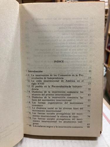 Los Comuneros En La Pre-revolución De Independencia