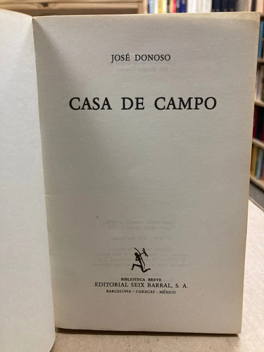 Casa De Campo - José Donoso