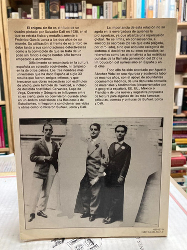 Buñuel, Lorca, Dalí: El Enigma Sin Fin - Agustín Sánchez V.