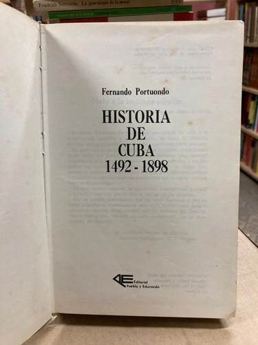 Historia De Cuba 1492-1898 - Fernando Portuondo