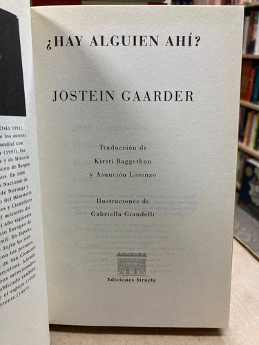 ¿hay Alguien Ahí? - Jostein Gaarder