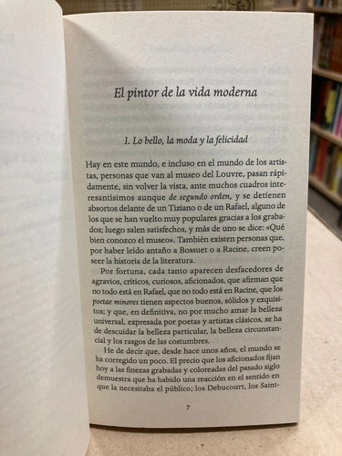 El Pintor De La Vida Moderna - Charles Baudelaire
