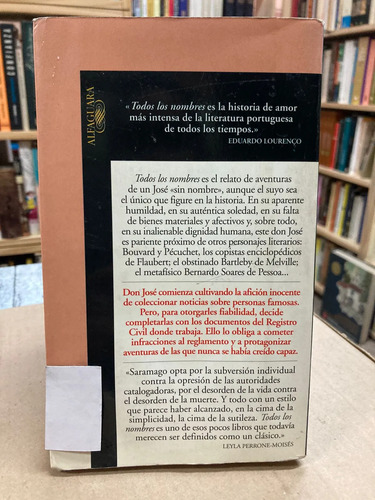 Todos Los Nombres - José Saramago