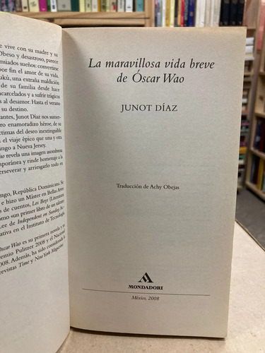 La Maravillosa Vida Breve De Óscar Wao - Junot Díaz