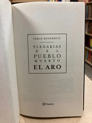 producto_639279779454175713_1 Plegarias Del Pueblo Muerto El Aro - Pablo Navarrete