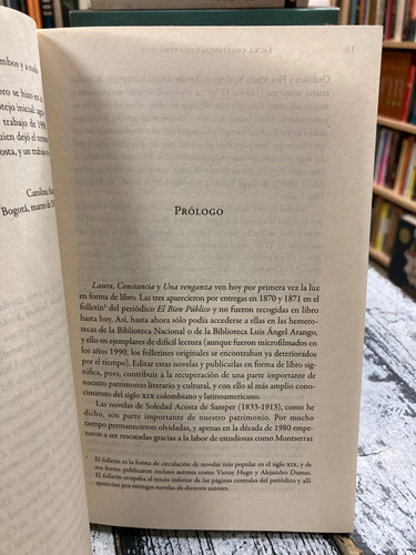 Laura, Constancia Y Una Venganza - Soledad Acosta De Samper