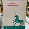 El Artículo Y La Referencia - Manuel Leonetti Jungl