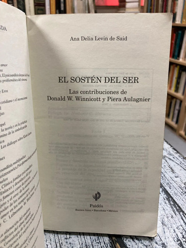 producto_639279790531534192_1 El Sostén Del Ser - Ana Delia Levin De Said