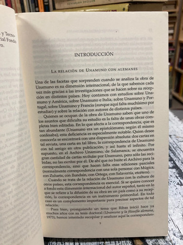 Unamuno: Cartas De Alemania - Pedro Rivas