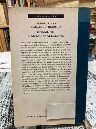 Unamuno: Cartas De Alemania - Pedro Rivas