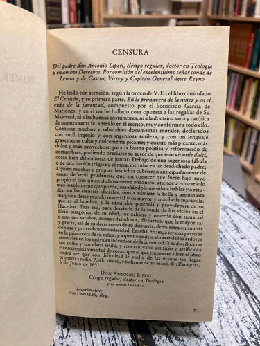 El Criticón - Baltasar Gracian