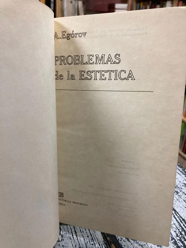 Problemas De La Estética - A. Egórov