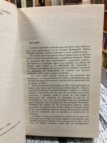 Problemas De La Estética - A. Egórov