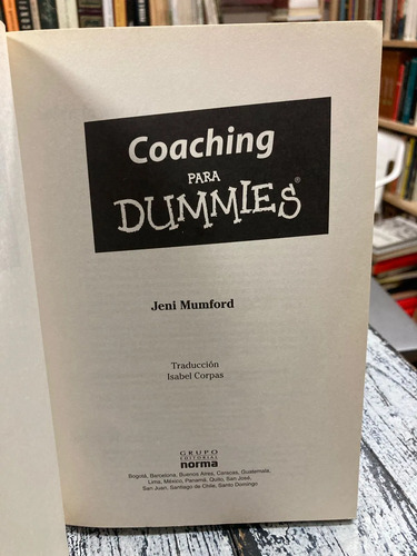 Coaching Para Dummies - Jeni Mumford