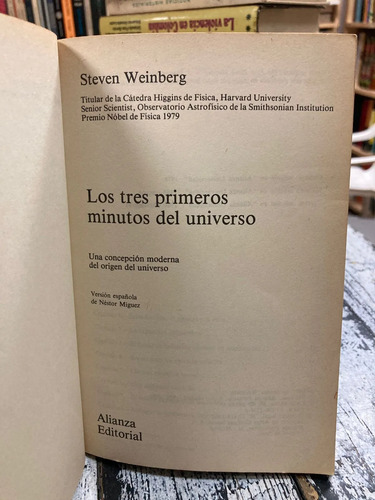 producto_639279795588701656_1 Los Tres Primeros Minutos Del Universo - Steven Weinberg
