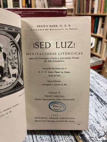 Sed De Luz I, Ii, Iii  - Benito Baur
