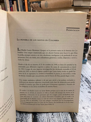 Mi Vida - Santa Laura Montoya Upegui