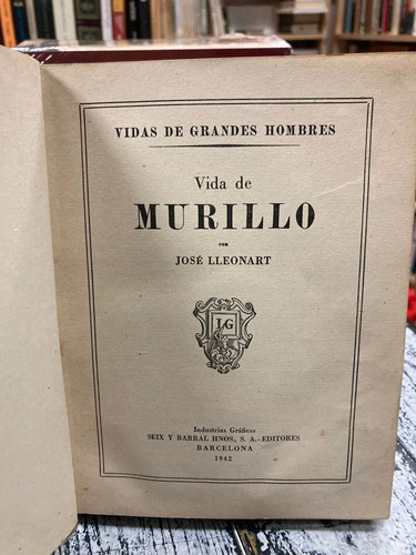 Vida De Murillo - José Lleonart