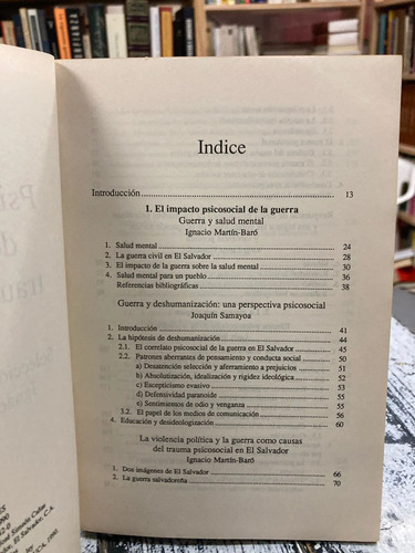 Psicología Social De La Guerra - Ignacio Martín-baró