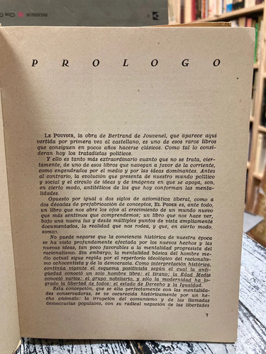 El Poder Historia Nacional De Su Crecimiento - Bertrand De J