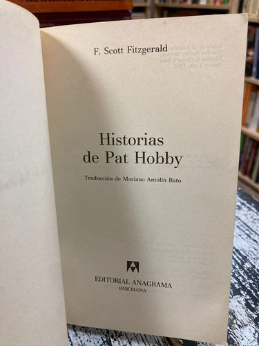 Historias De Pat Hobby - F. Scott Fitzgerald