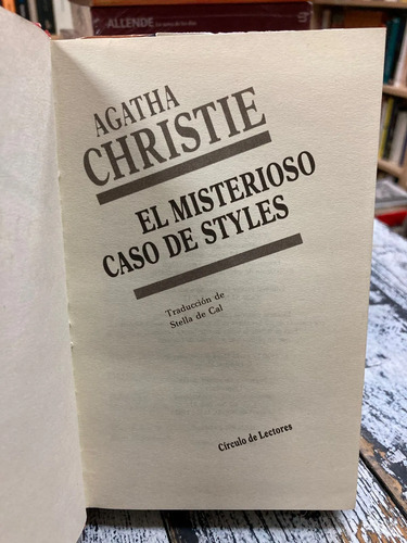 El Misterioso Caso Del Styles - Agatha Christie