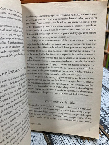 Las Siete Leyes Espirituales Del Yoga - Deepak Chopra