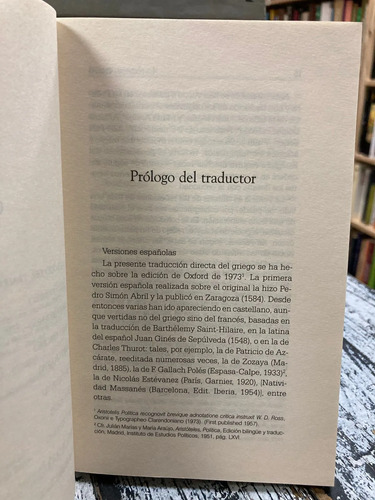 La Política - Aristóteles De Estagira