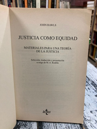Justicia Como Equidad - John Rawls