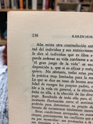 La Personalidad Neurótica De Nuestro Tiempo - Karen Horney