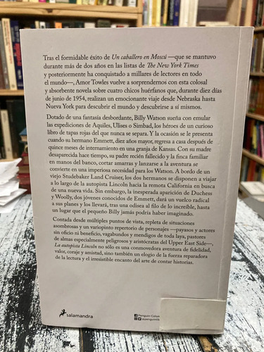 La Autopista Lincoln - Amor Towles