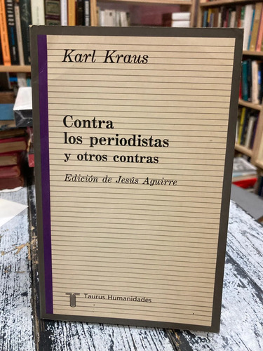producto_639279811163493469_0 Contra Los Periodistas Y Otros Contras - Karl Kraus