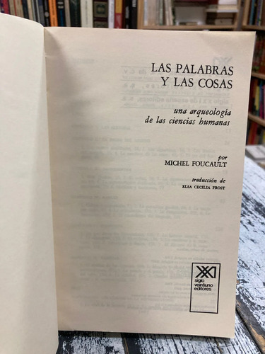 Las Palabras Y Las Cosas - Michel Foucault