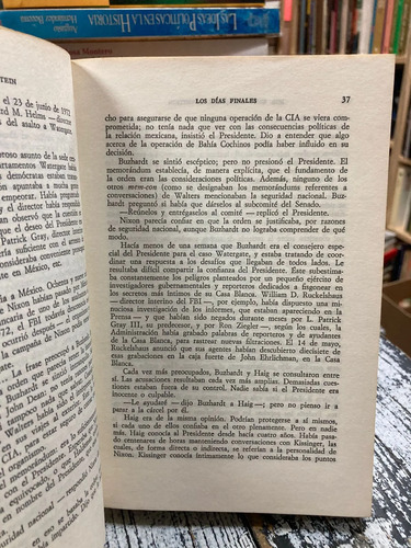 Los Días Finales - Bob Woodward/carl Bernstein
