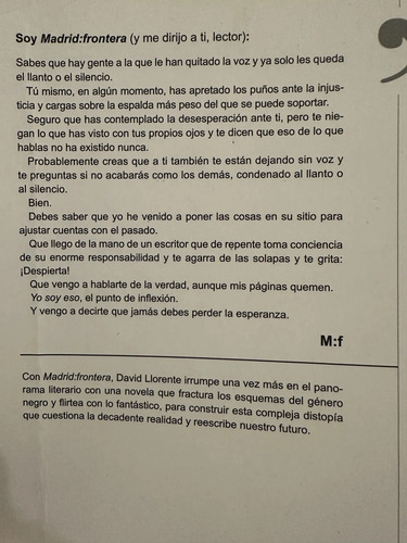 Madrid Frontera David Llorente