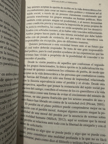 Venganza O Perdón Un Camino Hacia La Reconciliación