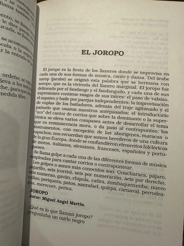 Del Folclor Llanero Miguel Ángel Martín
