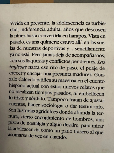Las Inglesas Gonzalo Calcedo